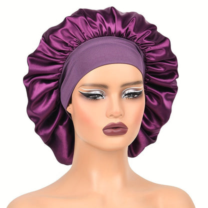 Bonnet de Nuit en Soie Élastiqué