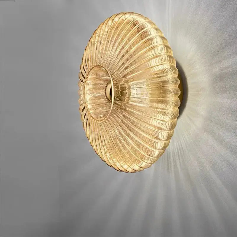 Lumière Élégante - Applique Murale en Verre Raffinée