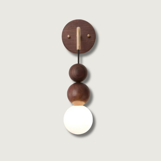 Lampe Murale Bois et Verre Élégante - Foivo
