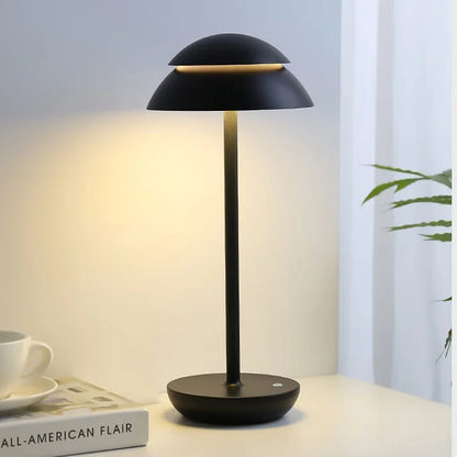 Lampe de Table Élégante Rechargeable, Design Nordique Moderne, LED Réglable