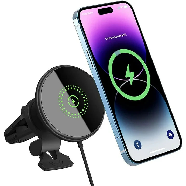 Support Téléphone Voiture Aimanté Sans Fil - BlxckFR