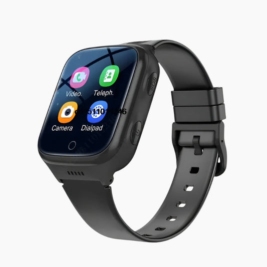 Montre GPS Enfant avec Appel Vidéo - Traceur de Sécurité Étanche pour 3-12 Ans - Foivo