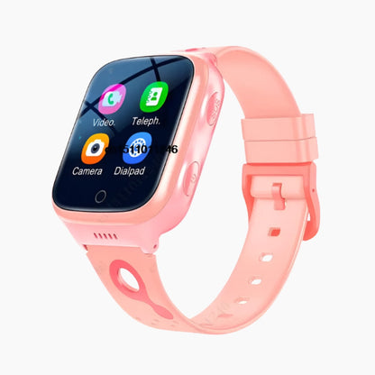 Montre GPS Enfant avec Appel Vidéo - Traceur de Sécurité Étanche pour 3-12 Ans