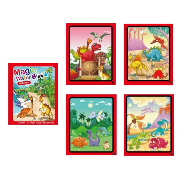 Livre de Coloriage Magique à l'Eau pour Enfants