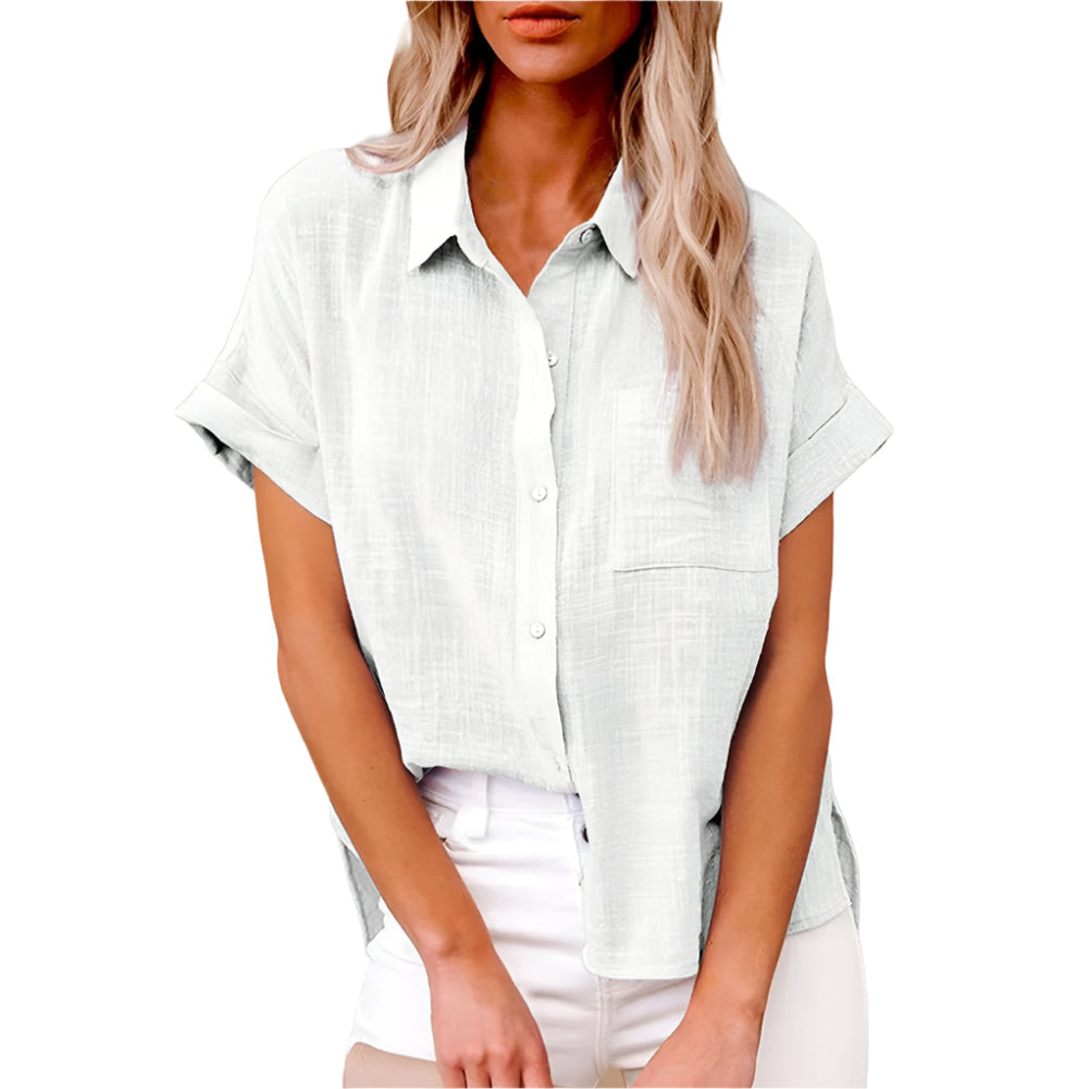Chemise Décontractée Boutons Femmes