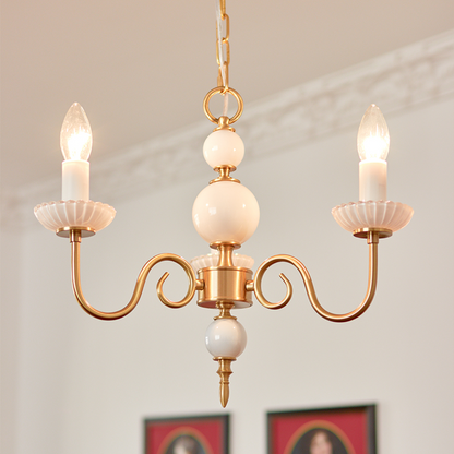 Lustre en Verre et Métal - Décoration Intérieure Chic et Rétro - Foivo