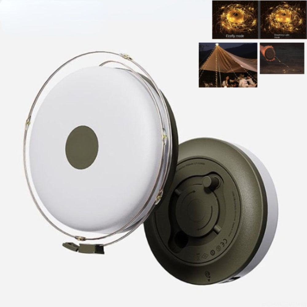 Bande LED Portable Réchargeable avec Câble Rétractable et Support de Table - BlxckFR