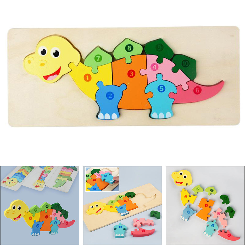 Jeu d'assemblage Bois Animaux pour Enfants