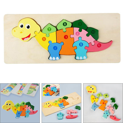 Jeu d'assemblage Bois Animaux pour Enfants