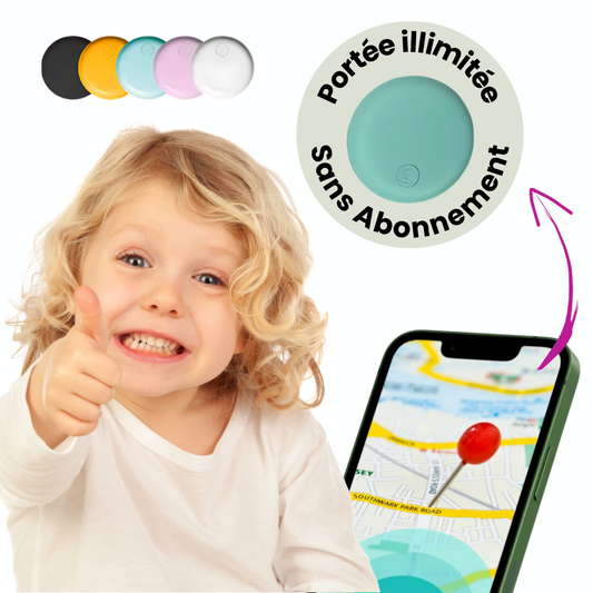 Localisateur GPS Enfant Portable - Surveillance en Temps Réel - blxckfr