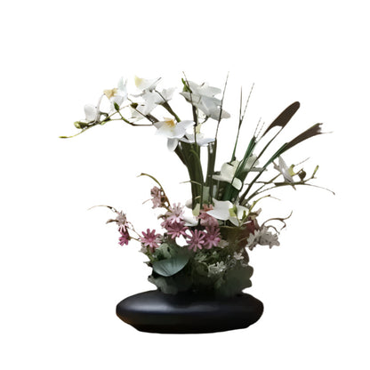 Orchidée Décorative en Vase Design