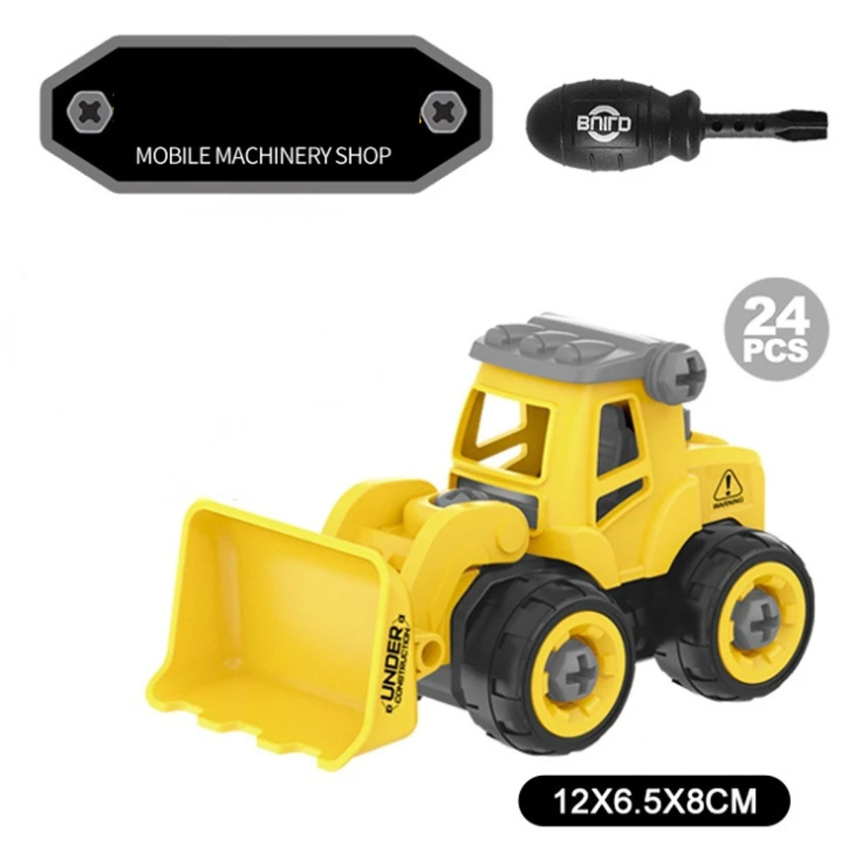 Jeux de Construction Creatifs pour Enfants - Set de Machines de Chantier