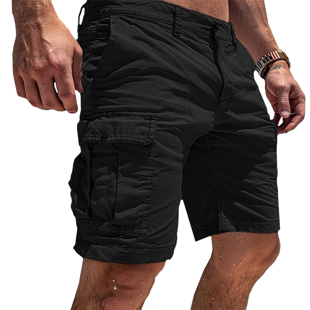Shorts de Coton Cargo pour Homme avec Poches