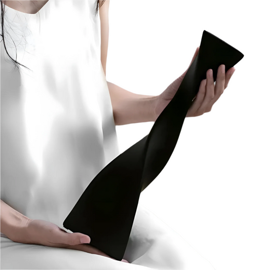 Vase Céramique Design Spirale Élégant - BlxckFR