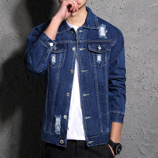 Veste Jean Décontractée pour Homme - BlxckFR