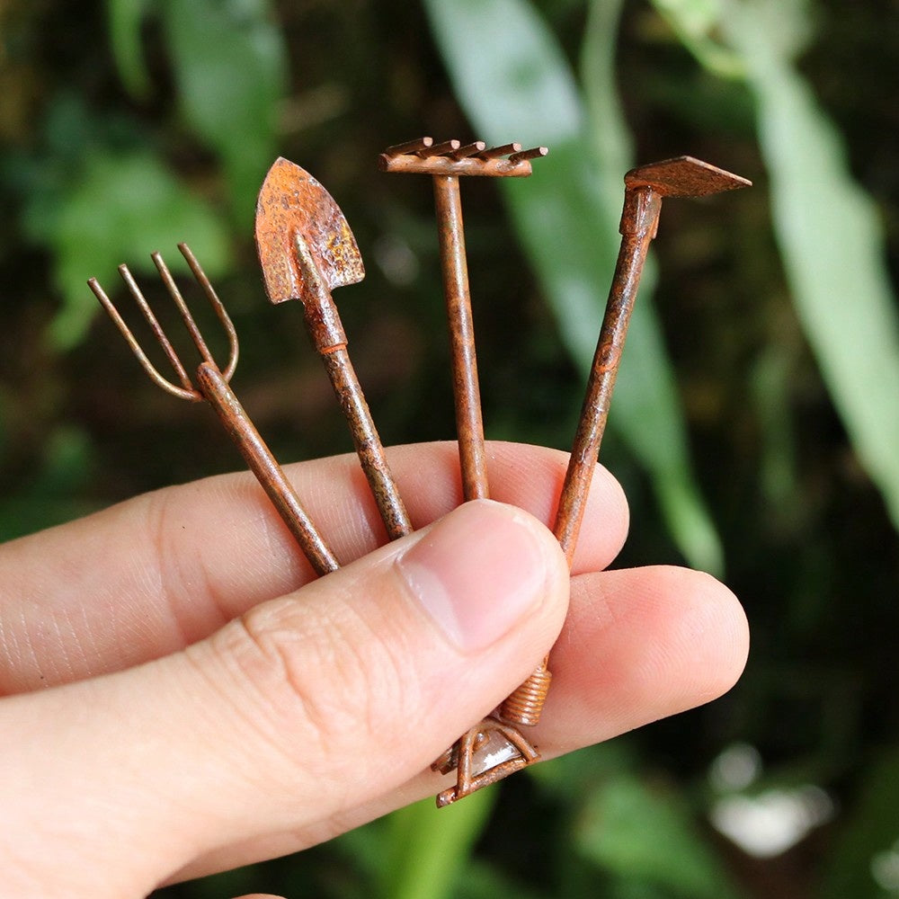 Décoration Jardin Fée Miniature en Métal - BlxckFR