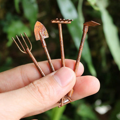 Décoration Jardin Fée Miniature en Métal - BlxckFR