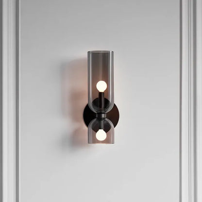 Lampe Murale LED Double Élégante en Verre