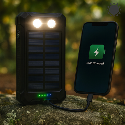 Chargeur Solare Étanche pour Chasse et Plein Air - BlxckFR