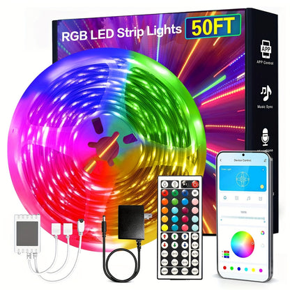 Bandeau LED Couleur Variable avec Contrôle Téléphone