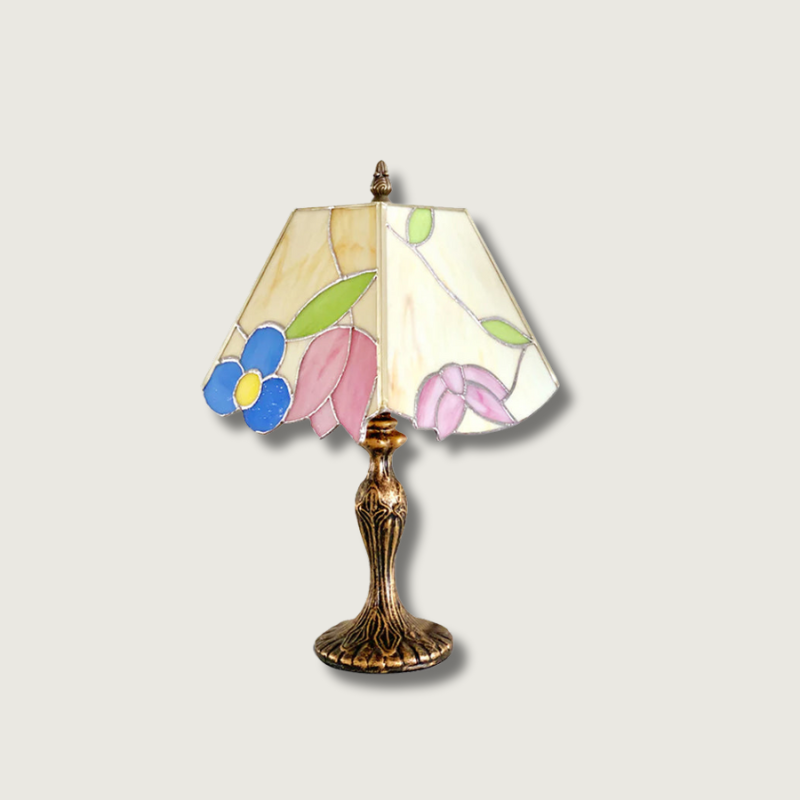 Lampe de Bureau Élégante en Verre Teinté - Foivo