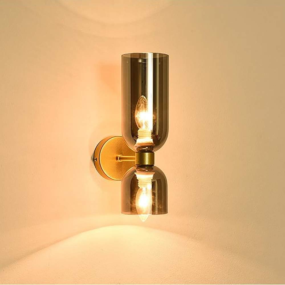 Lampe Murale LED Double Élégante en Verre - Foivo