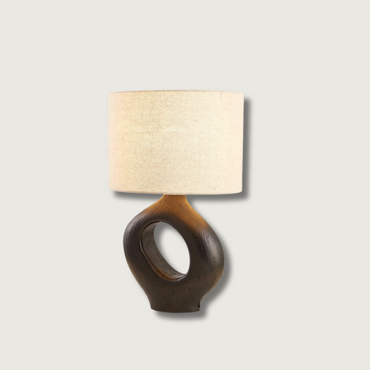 Lampe de Table en Verre Élégante et Chaudement Éclairante - Foivo