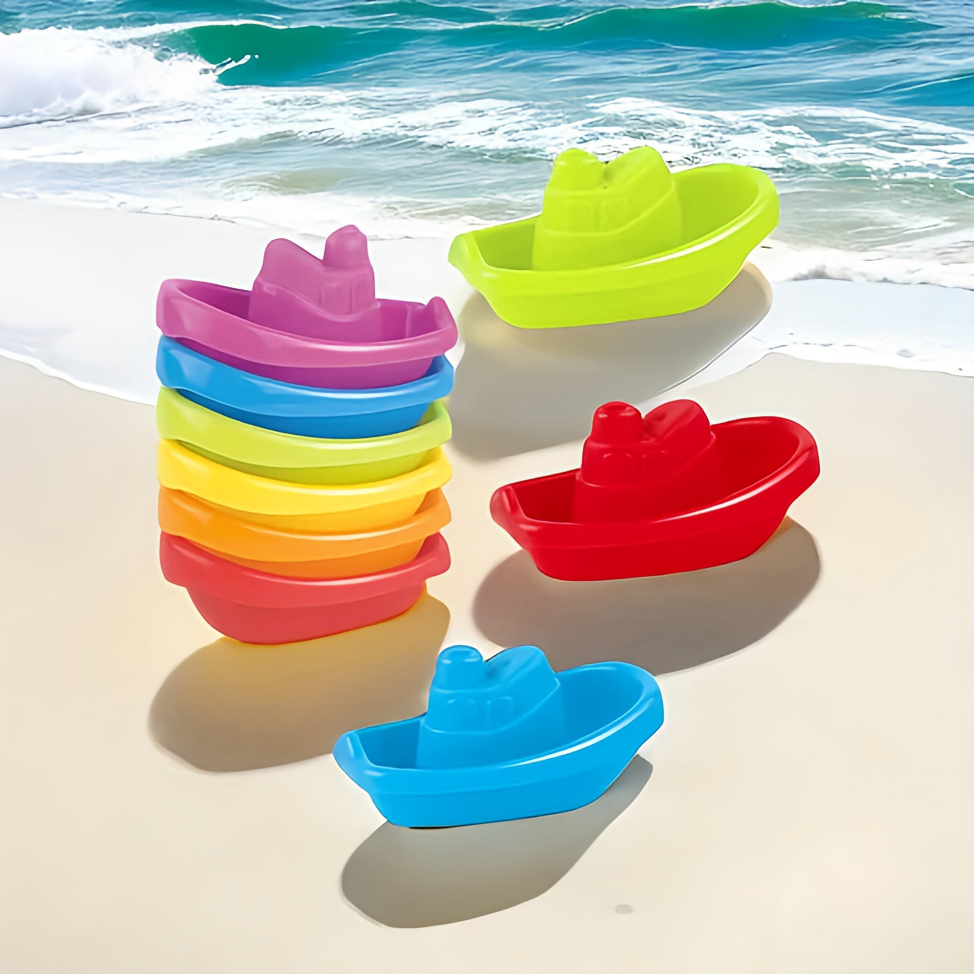 Bateaux de Baignoire en Plastique pour Tout-Petits - BlxckFR