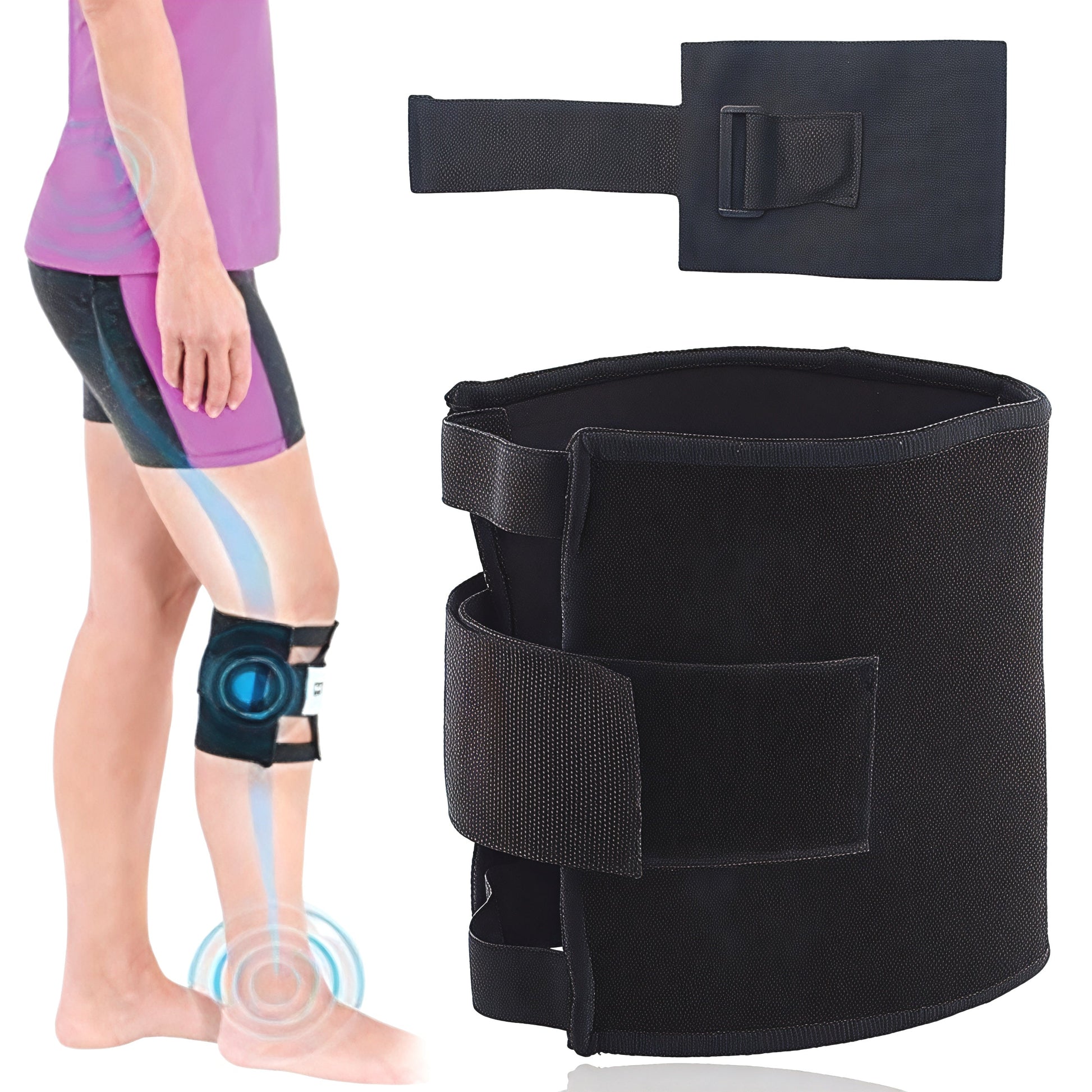 Genouillère de Compression Chaude pour Sciatique - BlxckFR