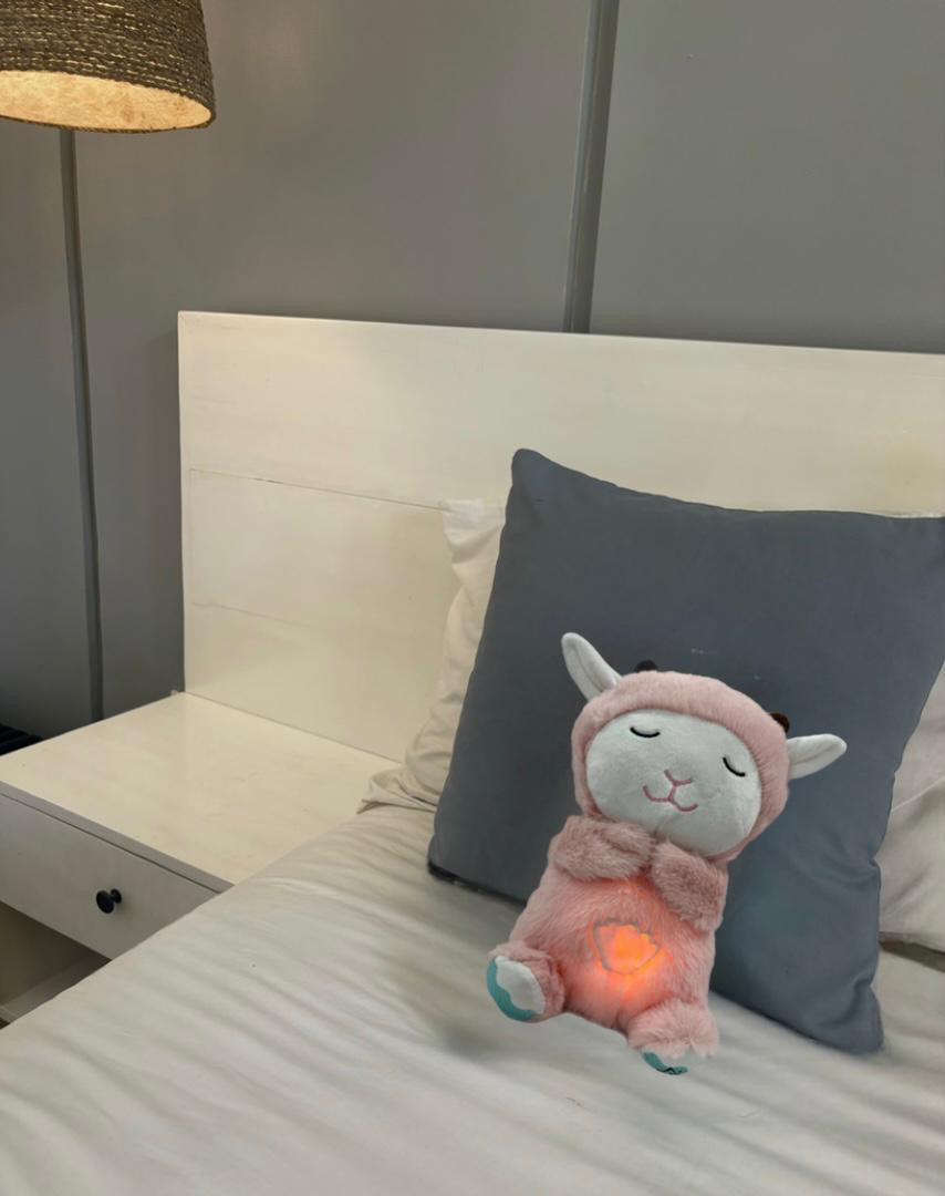 Peluche Rassurante pour Enfants - Ourson Douillet avec Musique Calmante