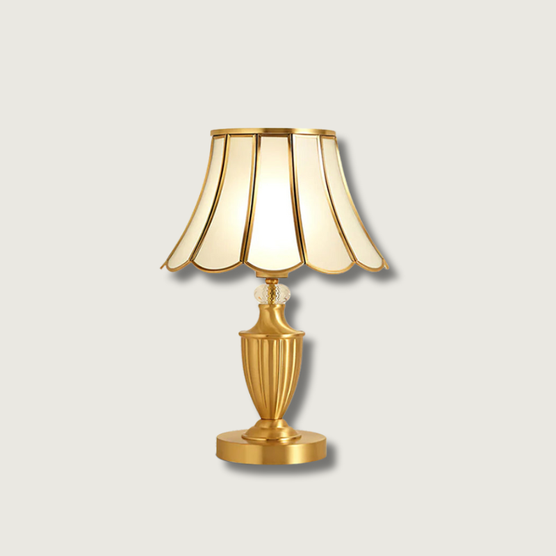 Lampe de Bureau Élégante en Or - Foivo