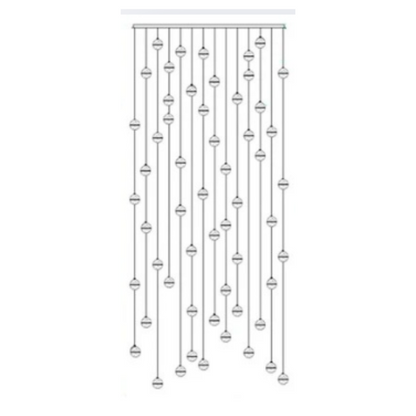 Luminaire Cristal Luxe Réglable