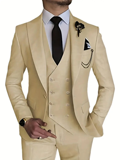Costume 3 Pièces Homme Classique et Raffiné