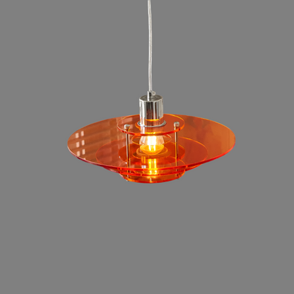 Lampe Suspendue Futuriste en Acrylique - Déco Chic et Élégante