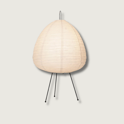Lampe de Bureau Japonaise en Papier Délicat - Foivo
