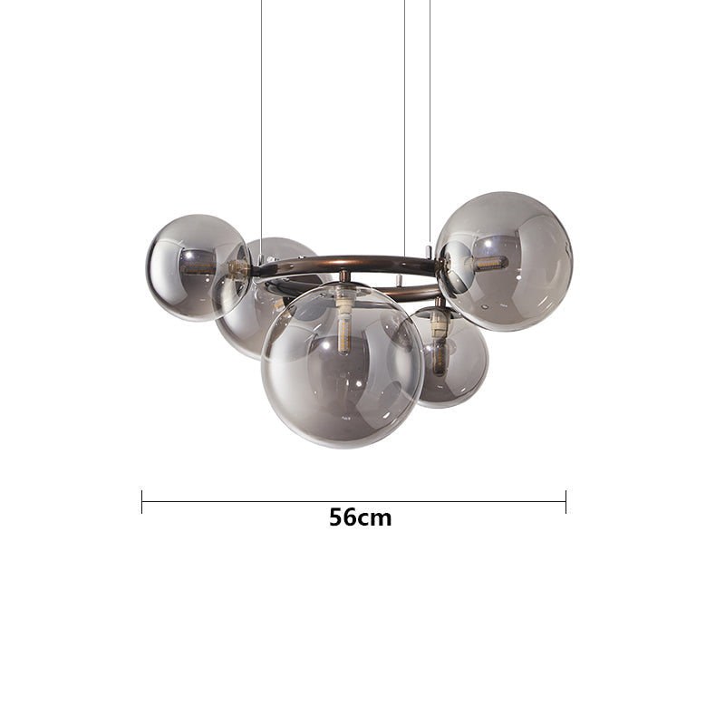 Luminaire LED Suspendu 3 Bras - Lampe Salon Élégant Réglable