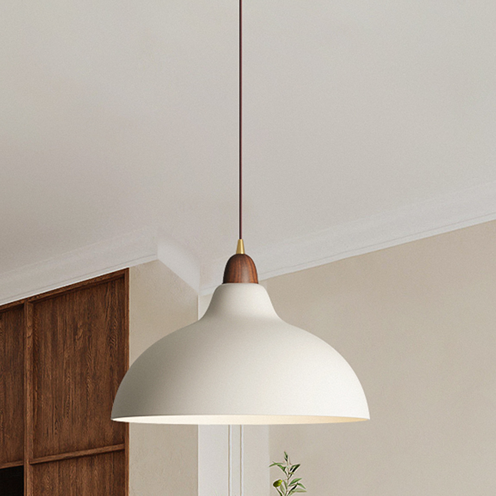 Lampe Plafond Bois Métal Nordique Élégant