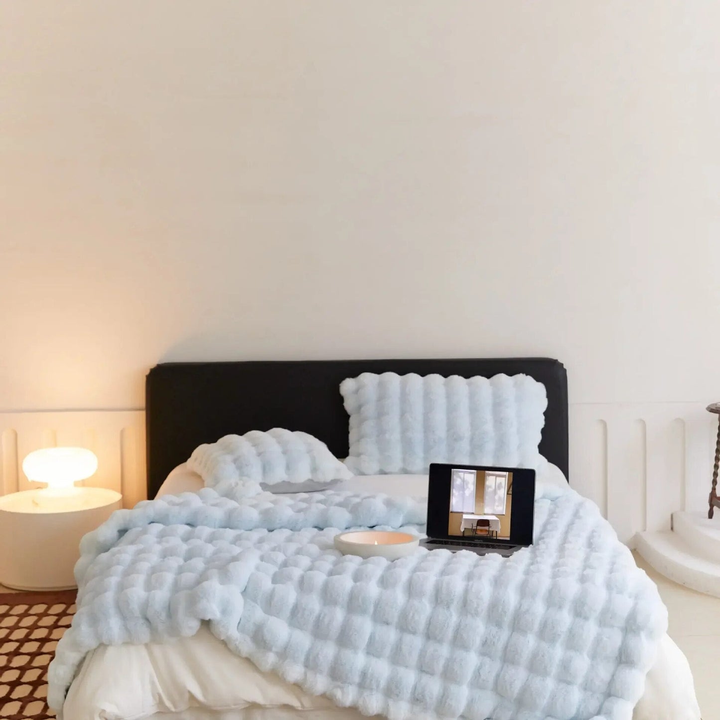 Plaid Douillet en Polaire pour Lit et Canapé