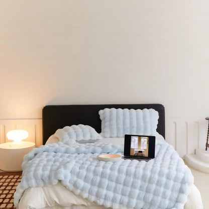 Plaid Douillet en Polaire pour Lit et Canapé