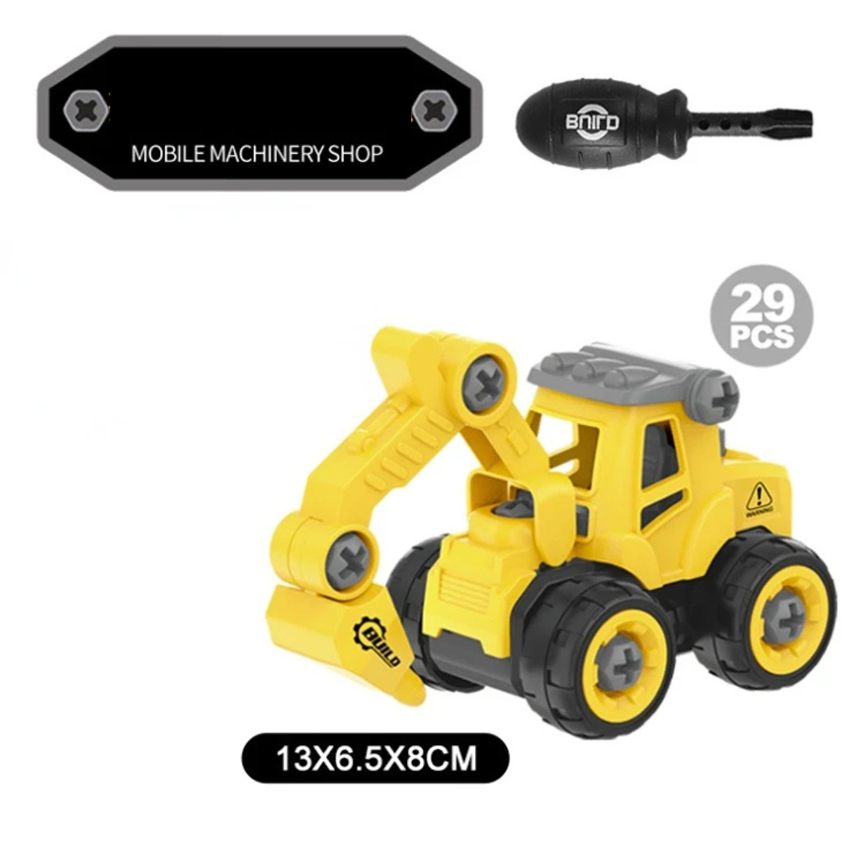 Jeux de Construction Creatifs pour Enfants - Set de Machines de Chantier