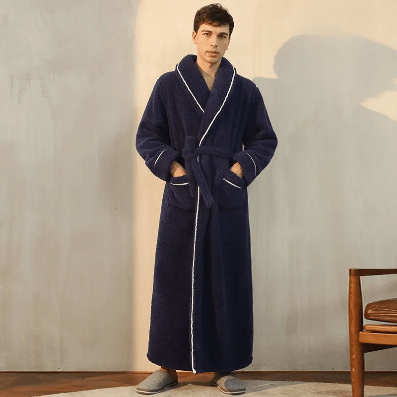 Peignoir Polaire Douillet avec Ceinture
