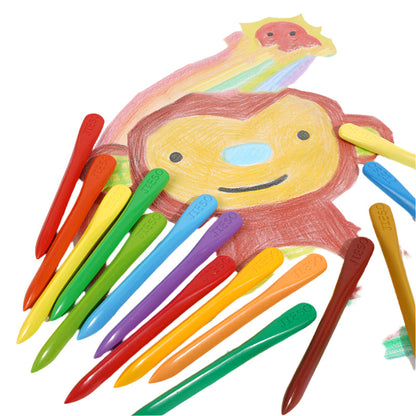 Crayons de couleur lavables pour enfants - 36 couleurs vives et sûres - BlxckFR