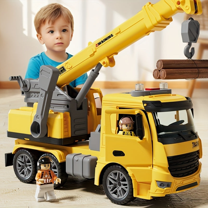 Camion Grue Jouet avec Lumières et Sons - BlxckFR