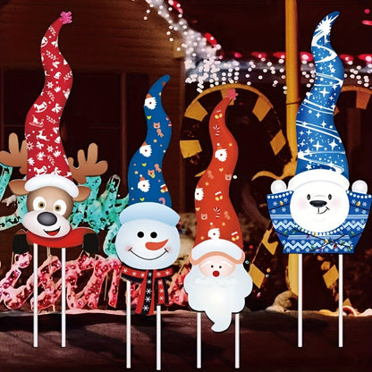 Décoration de Jardin Festive en Métal pour Noël - BlxckFR