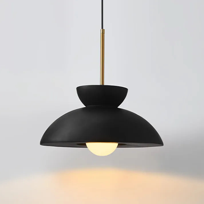 Lampe Suspendue Élégante en Métal et Verre