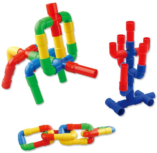 Jeu de Construction Coloré - Blocs de Pijpen Éducatifs pour Enfants - BlxckFR