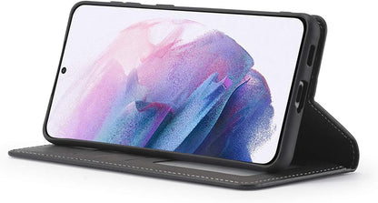 Étui Smartphone Cuir Magnétique Aimanté