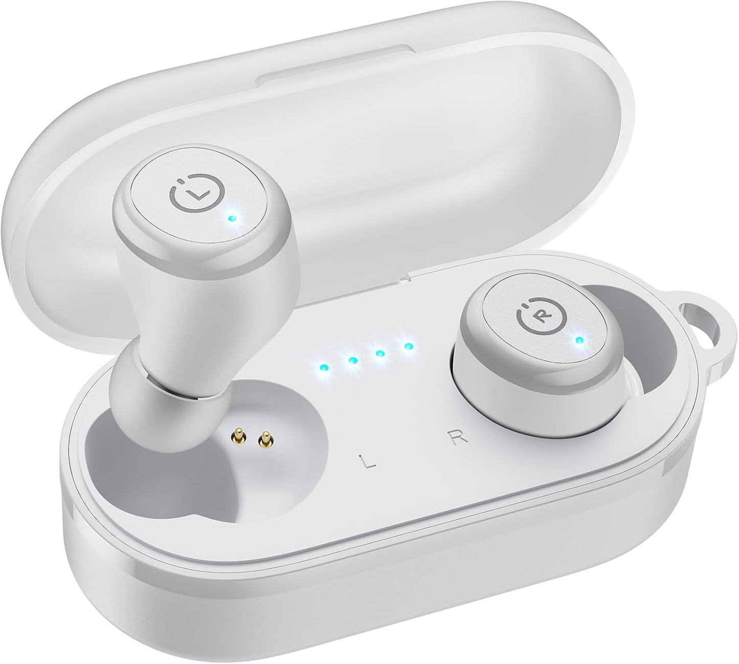 Casque Bluetooth Étanche avec Étui de Recharge Sans Fil