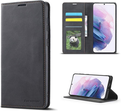 Étui Smartphone Cuir Magnétique Aimanté