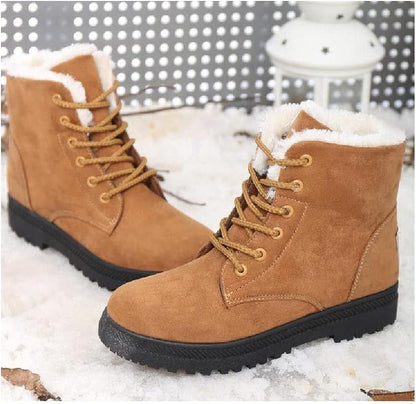 Bottes Hiver Chaussures à Lacets Femmes - BlxckFR